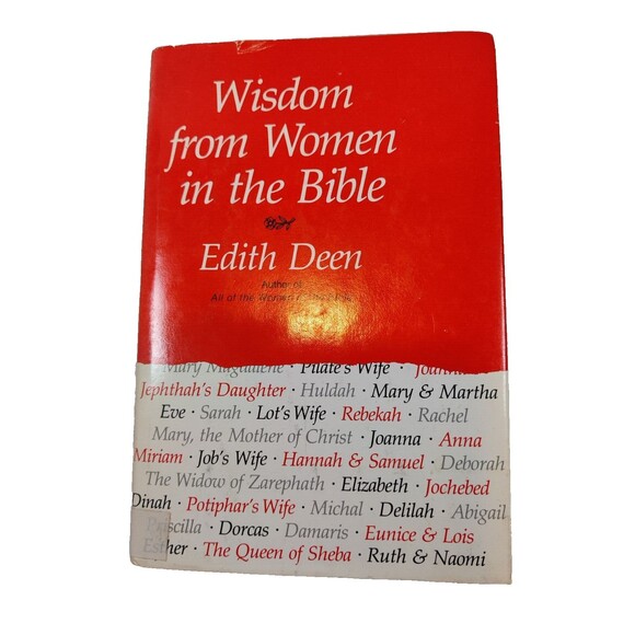 Wisdom from Women in the Bible - Edith Dean 1978-Christian Faith - Picture 1 of 12